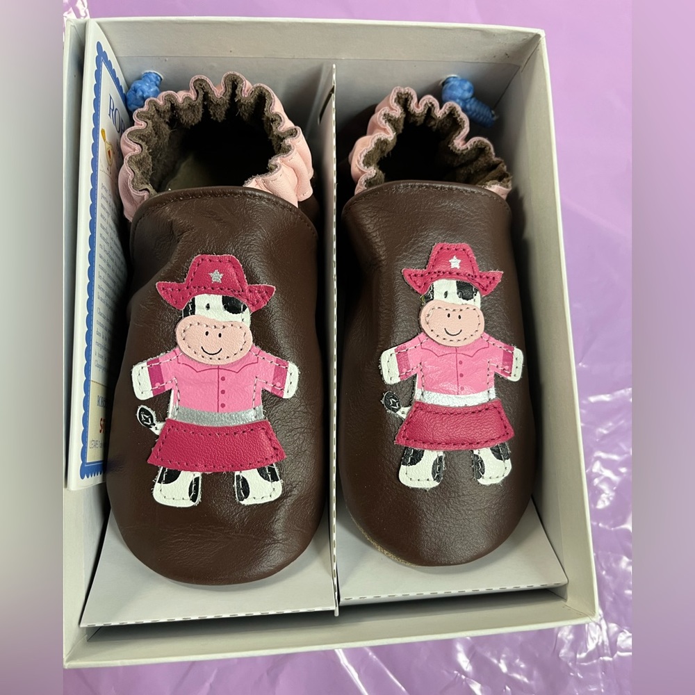 New Robeez soft sole
Rodeo star cow